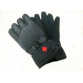 Outdoor Waterproof Ski Gloves One Size Fits All Black Color